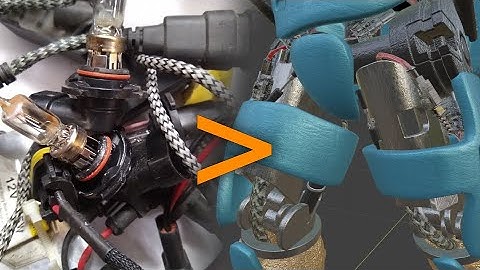 Turning Broken Headlights Into Robot Legs With Blender