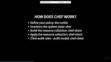 Chef and DSC
