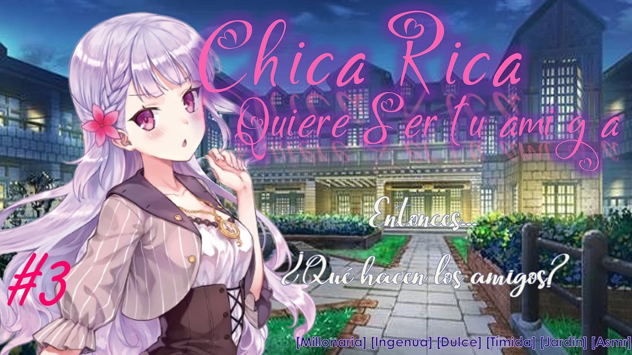 Chica Millonaria se enamora de ti (Asmr Roleplay) [Chica Rica, Duce, Tierna, Jardin, Susurros] [F4M]