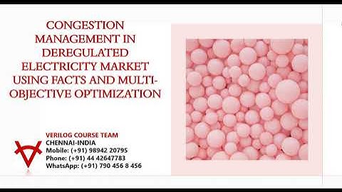 CONGESTION MANAGEMENT IN DEREGULATED ELECTRICITY MARKET USING FACTS AND MULTI-OBJECTIVE OPTIMIZATION