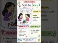She Spilled the Beans About the Surprise Party 🤫 #idioms #englishlearning #meaning