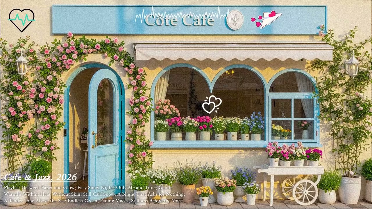 플레이리스트 봄날의 햇살과 함께하는 스프링 카페 재즈 🌷☕   산뜻하고 부드러운 재즈 음악