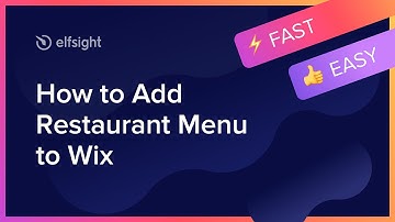 How to Add Restaurant Menu App to Wix
