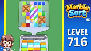 Marble Sort Level 716 Solution Walkthrough