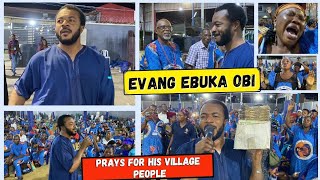 EVANG EBUKA OBI HOSTS CRUSADE FOR HIS VILLAGE PEOPLE (UBULU IHEJIOFOR)