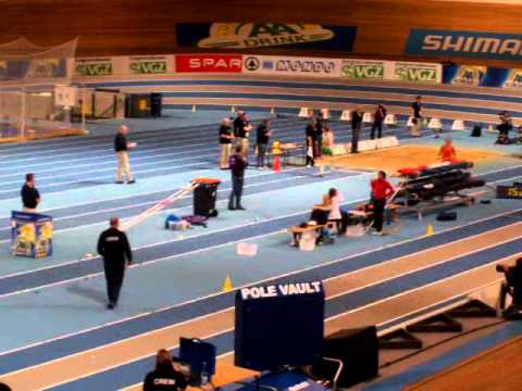 Linda van de Lagemaat verspringen NK Indoor 2011