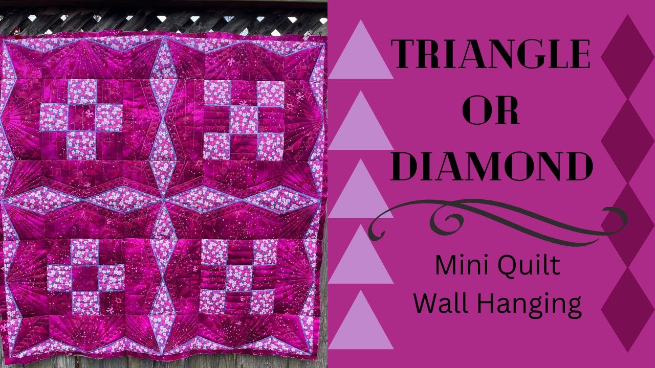 OML Embroidery Live! - ITH Triangle or Diamond Mini Quilt Blocks
