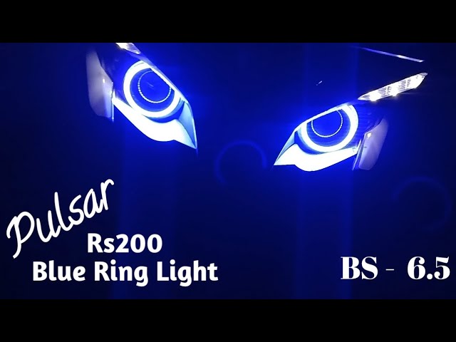 creativeanfa Bajaj Pulsar RS 200 LED Angel Eyes Ring Light Projector Lens  (RED Blue) Projector Lens Price in India - Buy creativeanfa Bajaj Pulsar RS  200 LED Angel Eyes Ring Light Projector