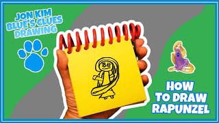 Jon Kim Blues Clues Drawing - How To Draw Rapunzel