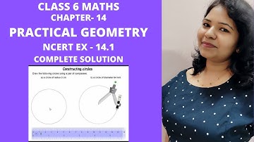 CLASS 6 MATHS// CHAPTER 14 PRACTICAL GEOMETRY// NCERT EX 14.1