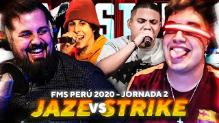 MINUTAZO DE JAZE | PAPO y KAPO 013 REACCIONAN A STRIKE vs JAZE - FMS Perú 2020 J1 screenshot 4