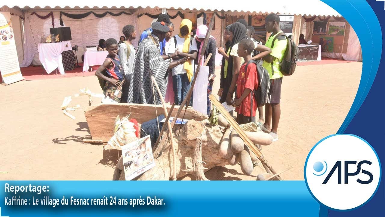 Kaffrine : Le village du Fesnac renaît 24 ans après Dakar. - YouTube