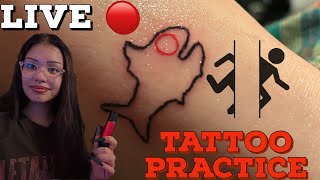 TATTOOING MYSELF????🔴LIVE🔴