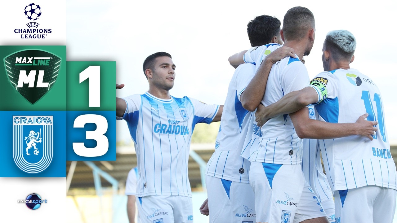 ML Vitebsk 1–4 Universitatea Craiova full highlights