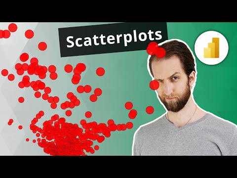 видео: Use scatterplots to find details in Power BI reports