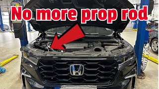 2023 + Honda Pilot Hood struts install