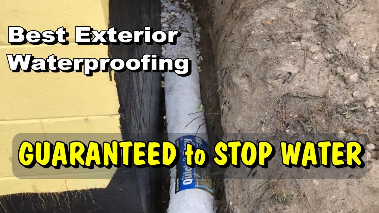 Best Way to Waterproof Foundation GUARANTEED Florida Homes / STOP