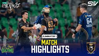 Match Highlights | Multan Sultans vs Hyderabad Kingsmen | Eliminator 1 | Urdu | HBL PSL 11 | MZB1J