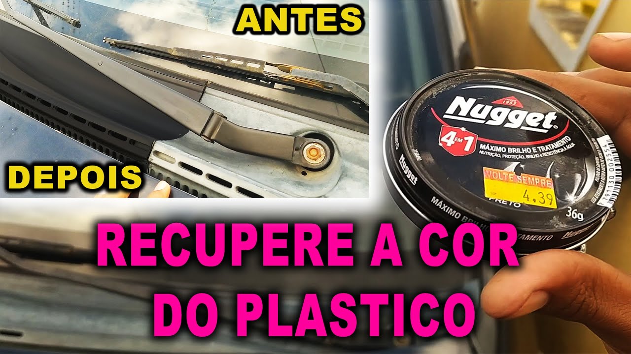 Recupere a cor do plastico com NUGGET - YouTube