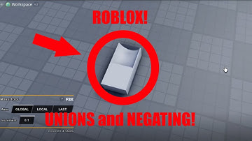 *ROBLOX* UNION and NEGATING Tutorial!