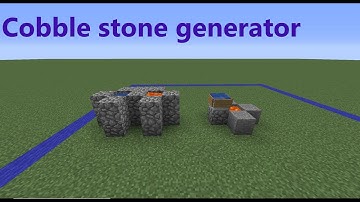 Minecraft Cobble stone Generator 1.13 Simple and Easy