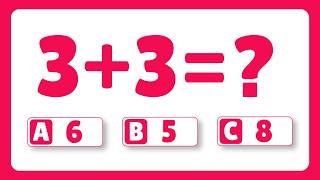 Maths Trivia for Kids | Mixed Operations Quiz for Kids | Kindergarten math quiz Challenge! 🎯🏆