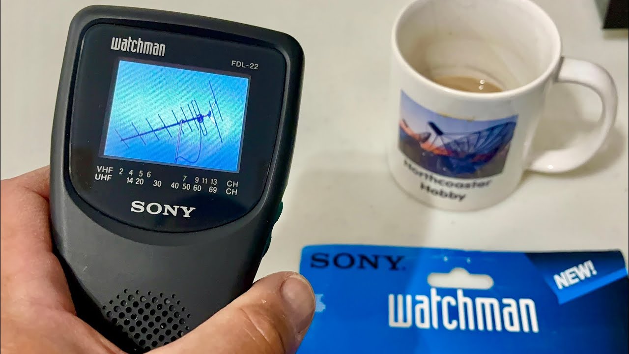 Sony WatchMan Portable Handheld Analog TV Model FDL22 - YouTube
