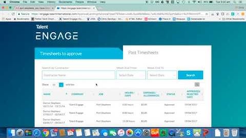 How to view historical timesheets