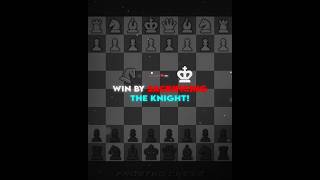 WIN BY SACRIFICING THE KNIGHT! 🤫♟️ #shorts #chess #gothamchess