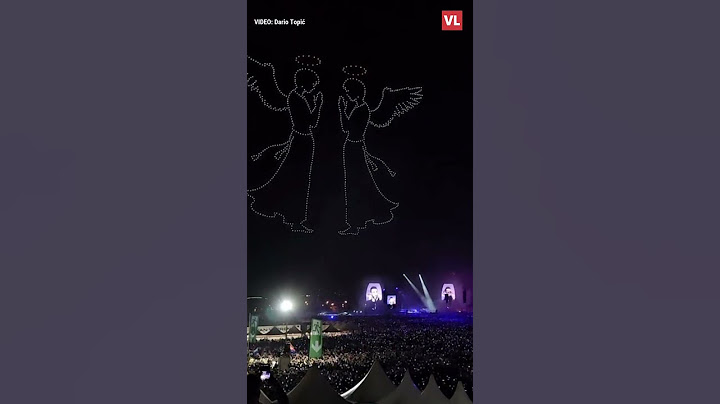 Pogledajte spektakularan dron show na koncertu Marka Perkovića Thompsona