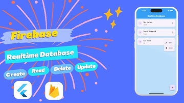Flutter Firebase Realtime Database CRUD (Create, Read, Update and Delete)