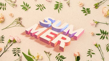 Photoshop Tutorial How To Create 3D Text In Adobe Photoshop