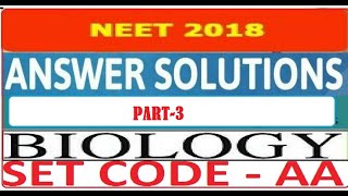 Neet biology set code AA detail analysis part 3 in odia and English