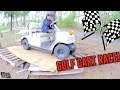 GOLF CART OBSTACLE COURSE RACE!