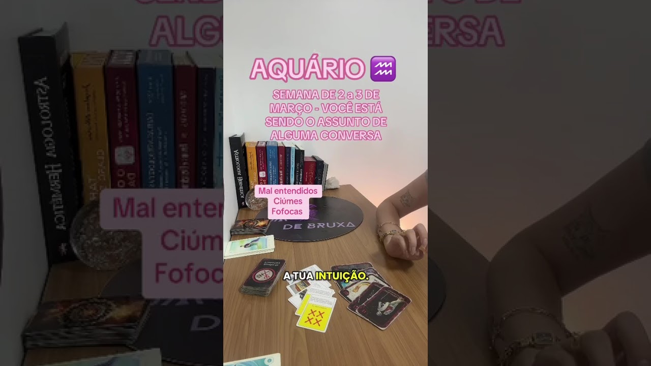 AQUÁRIO- MAL ENTENDIDOS- PREVISÃO DE 2 A 6 DE MARÇO DE 2026.
