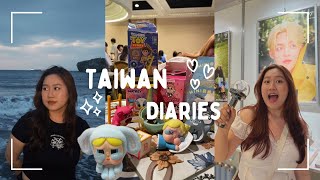 Taiwan Diaries☁️ kpop exhibition, popmart unboxing, karaoke, school event etc.