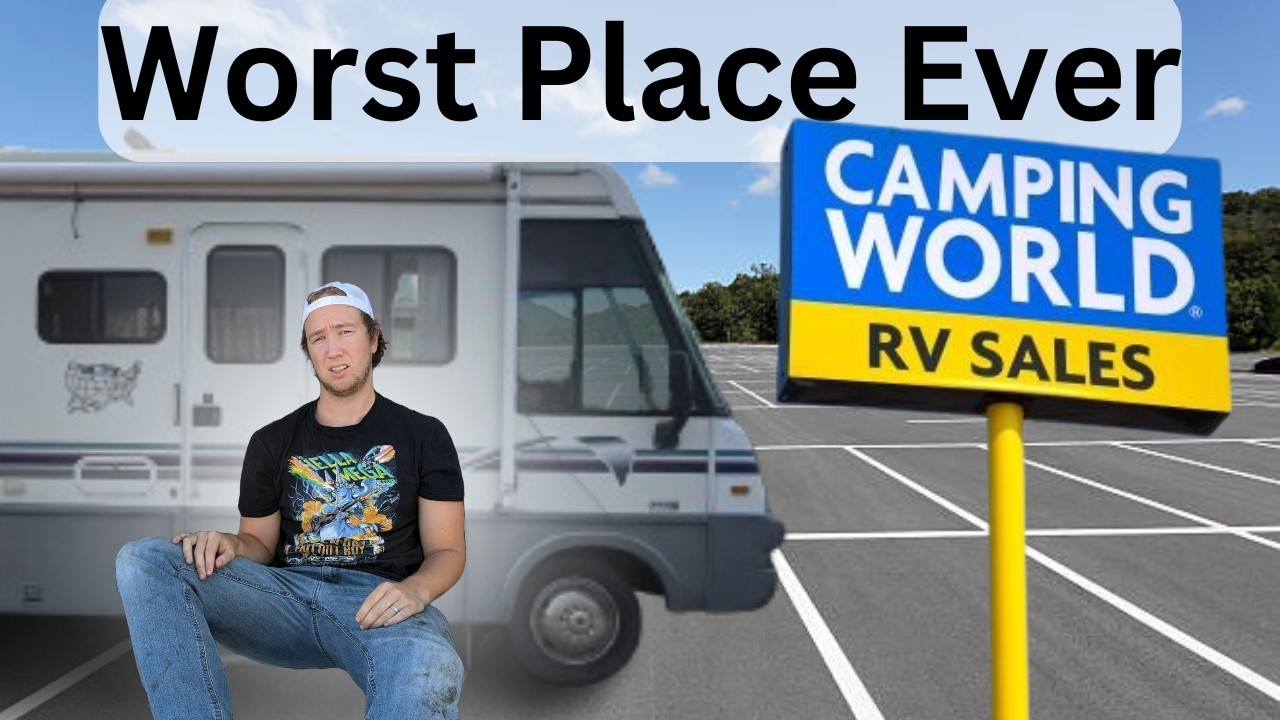 The Harsh Reality of RV Living - Stranded at Camping World - YouTube