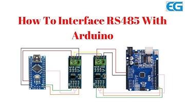 How to interface RS485 with Arduino.