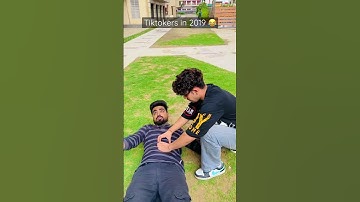 Tiktokers in 2019 😂 #dushyantkukreja #shorts