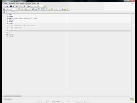 PHP Tutorial 1 - Kommentare