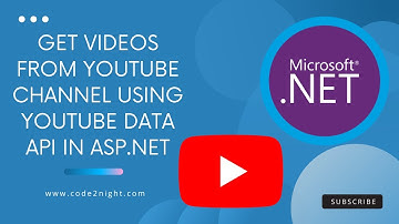 Get Videos from YouTube channel using YouTube Data API in Asp.net