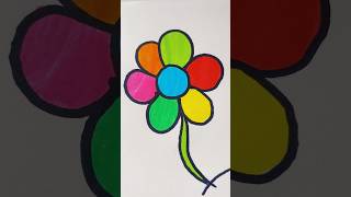 Easy kids drawing🌸🤥#shorts#trending#viralvideo#youtubeshorts#anaya#viralshorts#kidsvideo#art#viral