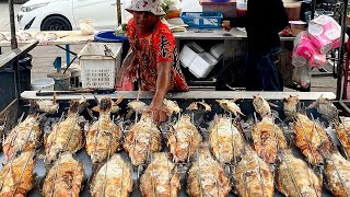 : Mouth-Watering! Master Chef Grilled The Best Tilapia Fish | Thai Street Food