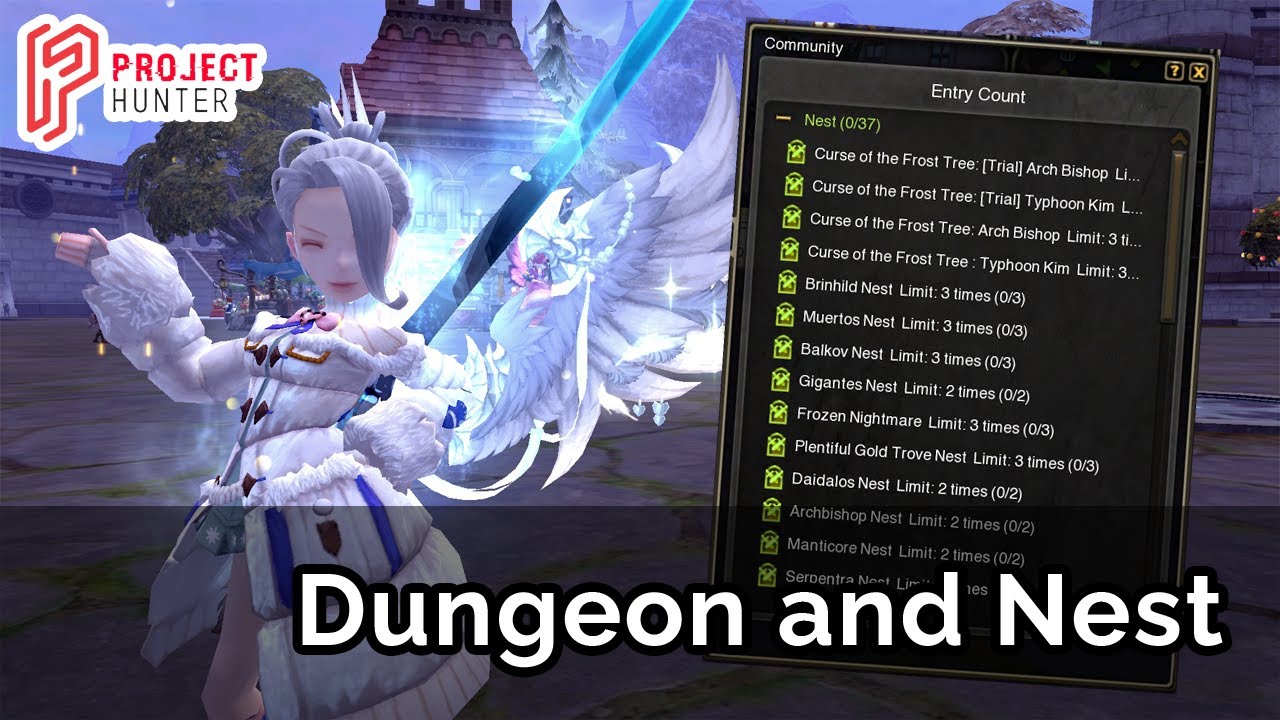 Daily Dungeon and Nest! - Project Hunter Dragon Nest #9 - YouTube