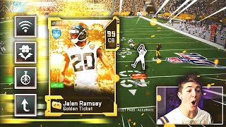 *GOLDEN TICKET* Jalen Ramsey Had FOUR Interceptions... BEST CB IN MUT 👀? Madden 20 Ultimate Team