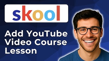How to add YouTube video Skool course lesson [2025 Easy Guide]