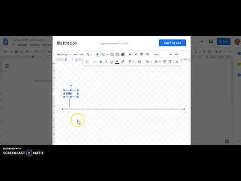Hvordan lage tidslinje i google docs