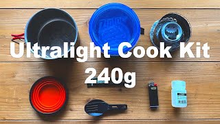 【山道具】ULハイク 軽量クッカーセットの決定版 / The Best Ultralight Cook Kit for Hiking