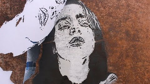 Billie Eilish Stencil