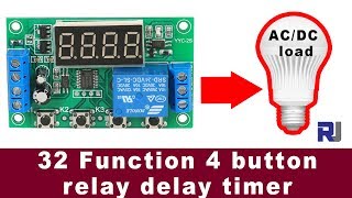Home Automation: YYC-2S Multifunctional 4-Digit LED Display 0-999 Minute relay timer for Automation